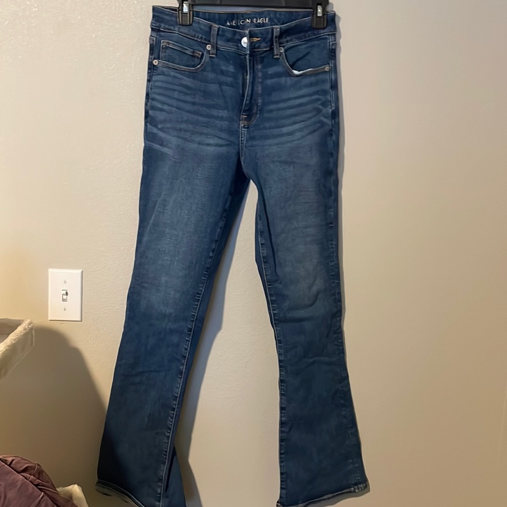 American Eagle Hi Rise Skinny Kick Jeans